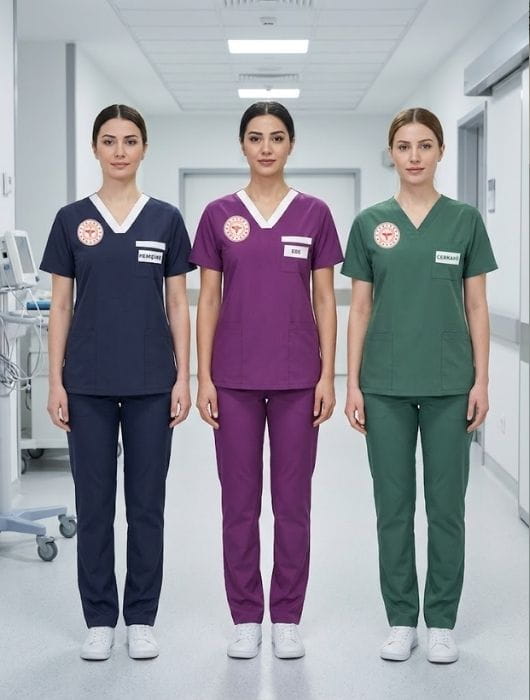 AG Silver Yönetmeliğe Uygun Sağlık Personel Kıyafeti